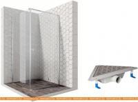 Душевой уголок Ambassador Set 12011103R-ST10 картинка