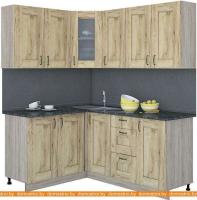 Кухня Интерлиния Мила Хольц 14x18 (дуб золотой) картинка