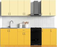 Кухня S-Company Клео колор 2.1 (желтый/лимонный) картинка