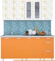 Кухня Интерлиния Арт Мила 18 (арт шафран) картинка