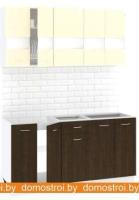 Кухня Кортекс-мебель Корнелия Экстра 1.5 без столешницы (венге светлый/венге) картинка