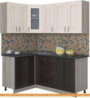 Кухня Интерлиния Мила Хольц 12x18 (дуб венге/дуб молочный) картинка