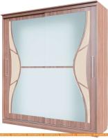 Шкаф-купе SV-Мебель Ж №16 2.0 с наклеенными стеклами (ясень шимо темный) картинка