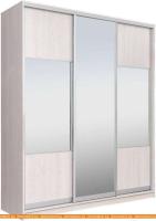 Шкаф-купе Рэйгрупп 176450 YYX Elgon РГ-03.06 (ясень снежный/хром) картинка