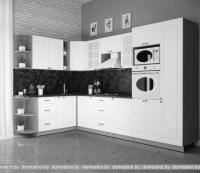 Кухня Интерлиния Мила Деко 1.88x3.2 правая (слоновая кость-кастилло темный) картинка