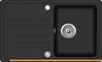 Кухонная мойка Aquasanita Notus SQ101AW (black metallic 601) картинка