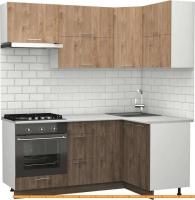 Кухня S-Company Клео крафт 1.2x1.9 правая (дуб харбор эспрессо/дуб харбор зол.) картинка