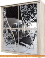 Шкаф-купе SV-Мебель №19 Волна 1.5 м (дуб сонома) картинка