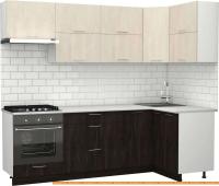 Кухня S-Company Клео крафт 1.2x2.4 правая (угольный камень/шелковый камень) картинка