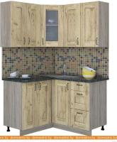 Кухня Интерлиния Мила Хольц 12x14 (дуб золотой) картинка