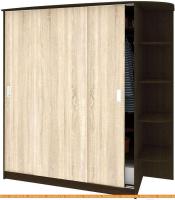 Шкаф-купе Кортекс-мебель Лагуна ШК08-00 правая консоль (венге/дуб сонома) картинка