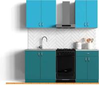 Кухня Сивирин-Компани Клео колор 1.4 (океан/мраморный синий) картинка