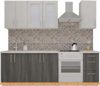 Кухня ВерсоМебель ВерсоЛайн 5-1.8 (северное дерево светлое/северное дерево темное) картинка