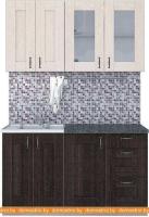 Кухня Интерлиния Мила Хольц 14 (дуб венге/дуб молочный) картинка