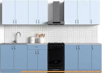 Кухня S-Company Клео колор 2.5 (капри синий/лазурный) картинка