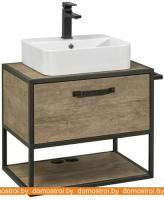 Тумба Акватон Фабрик 65 под умывальник Джой-3 (дуб кантри) картинка