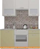 Кухня ВерсоМебель ЭкоЛайт-5 1.6 (белый/бежевый) картинка