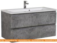 Тумба под умывальник Аква Родос Акцент 100 АР0002720 (серый мрамор) картинка