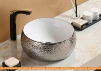 Умывальник CeramaLux C1062 (белый/серебристый) картинка