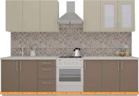 Кухня ВерсоМебель ВерсоЛайн 5-2.4 (бежевый/латте) картинка