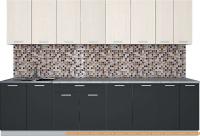 Кухня Интерлиния Мила Лайт 3.0 (вудлайн кремовый/антрацит) картинка