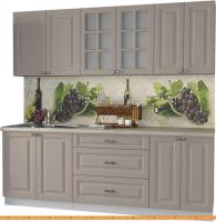 Кухня Интерлиния Мила Деко 2.2 Б (луна/травертин серый) картинка