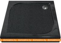 Душевой поддон Good Door Квадро 100x100 Антрацит (черный) картинка