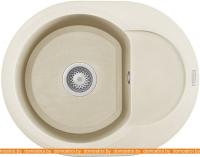 Кухонная мойка Elleci Easy Round 600 Bianco Antico 62 картинка