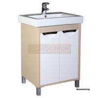 Тумба Aquanet Гретта 60 с двумя дверцамиСветлый дуб картинка