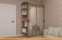 Шкаф-купе ЭлиГард Лагуна ШЛ-04.Л.2 (дуб каньон) картинка