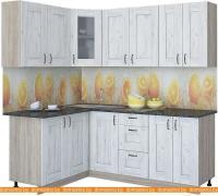 Кухня Интерлиния Мила Хольц 14x20 (дуб белый) картинка