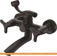 Смеситель Kaiser Trio (черный матовый) 57122-2 Black картинка