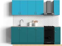Кухня Сивирин-Компани Клео колор 1,9 (океан\мраморный синий) картинка