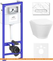 Унитаз Lavinia Boho Relfix Elegant Rimless 6 в 1 87561086 (statuary ис. камень) картинка