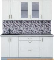 Кухня Интерлиния Мила Крафт 1.8Б (дуб полярный) картинка