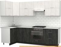 Кухня S-Company Клео крафт 1.2x2.7 левая (север дер. темное/север дер. светлое) картинка