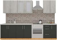 Кухня ВерсоМебель ВерсоЛайн 5-2.3 (северное дерево светлое/северное дерево темное) картинка