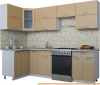 Кухня Интерлиния Мила Gloss 60-12x26 (капучино глянец) картинка