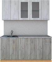 Кухня Интерлиния Мила 17-60 (дуб серый/дуб белый) картинка