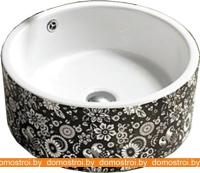 Умывальник Melana MLN-7076 (черный) 41.5x41.5 картинка