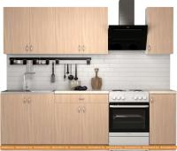 Кухня S-Company Клео лайт 2.0 (дуб молочный/дуб молочный) картинка
