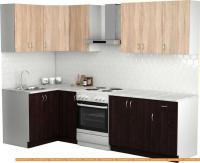 Кухня S-Company Клео лайт 1.2x2.1 левая (венге/дуб сонома) картинка