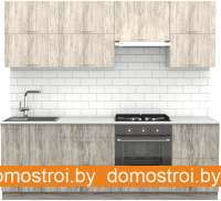 Кухня S-Company Клео крафт 2.3 (артвуд темный/артвуд светлый) картинка