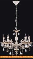 Подвесная люстра Евросвет 3281/5 белый с золотом/тонированный хрусталь картинка