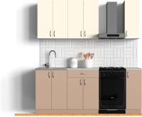Кухня Сивирин-Компани Клео колор 1.5 (макиато\ваниль) картинка
