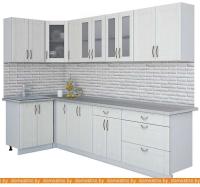 Кухня Интерлиния Мила Крафт 1.2x3.0 (дуб полярный) картинка