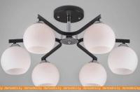 Потолочная люстра Евросвет 30145/6 (Chrome/Wenge) картинка