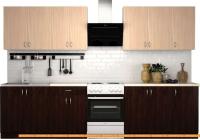 Кухня S-Company Клео лайт 2.6 (венге/дуб молочный) картинка