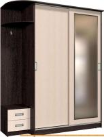 Шкаф-купе Интерлиния Андора АН14.01.03 (дуб молочный/дуб венге) картинка