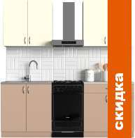 Кухня S-Company Клео колор 1.6 (макиато/ваниль) картинка